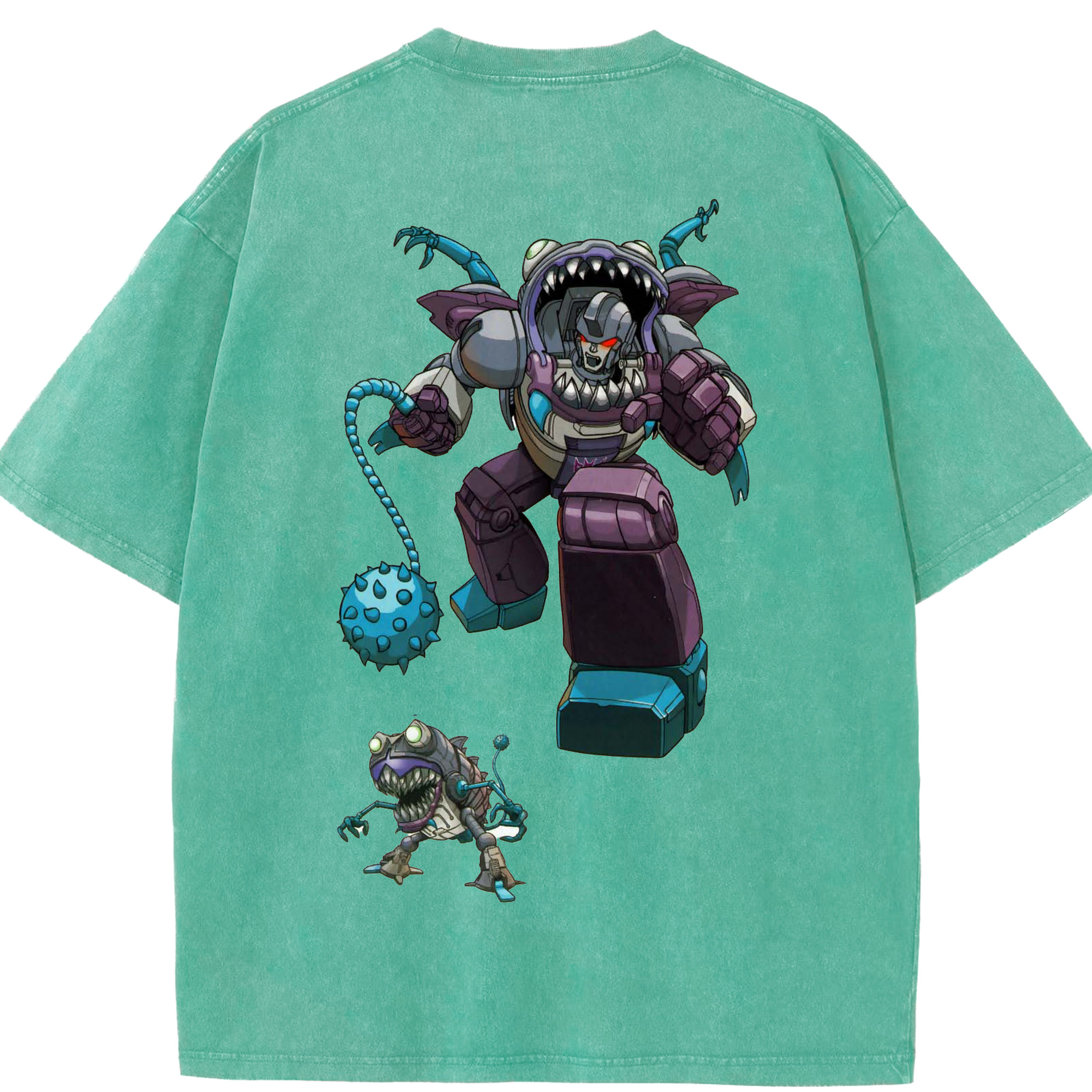 （画像用）  綿100% ヴィンテージ風 半袖Tシャツ（背面プリント）